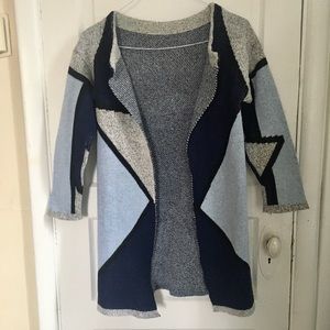 Vintage Duster // Cardigan // Abstract Coat